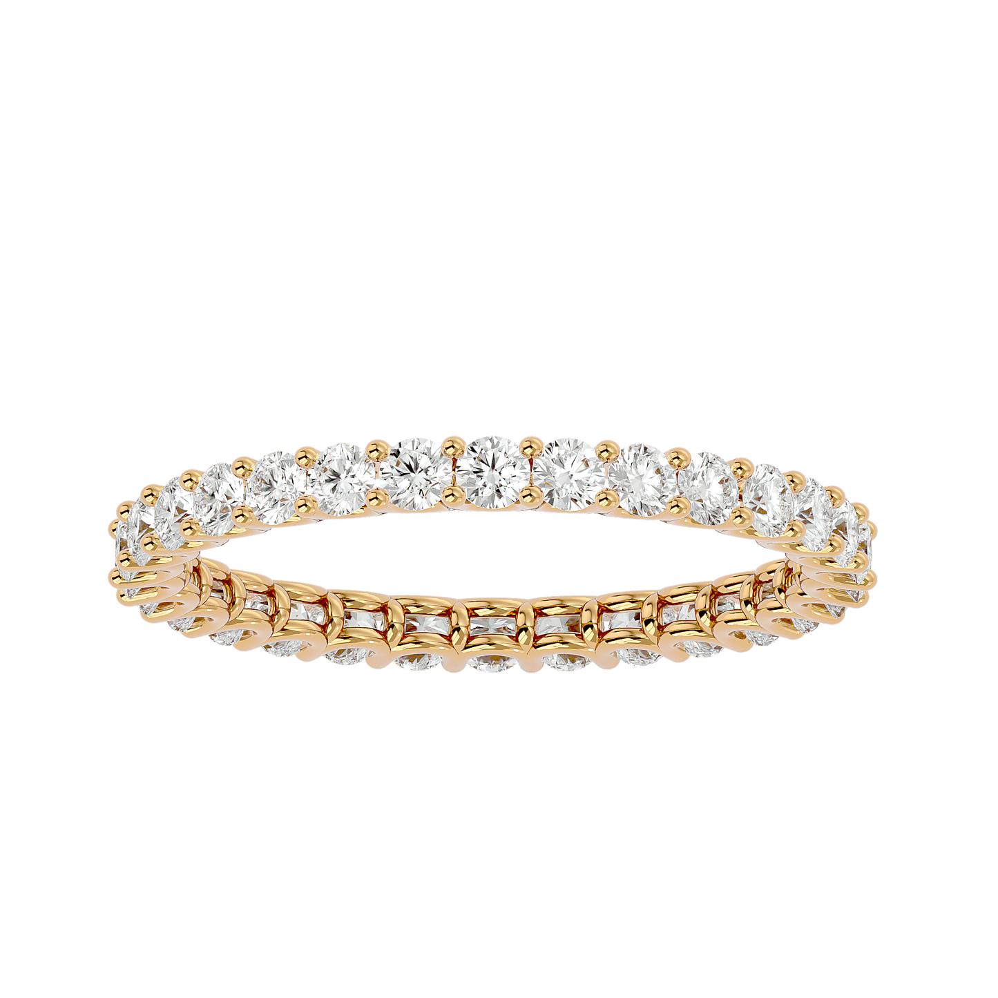 Celine – The U-Prong Eternity Band