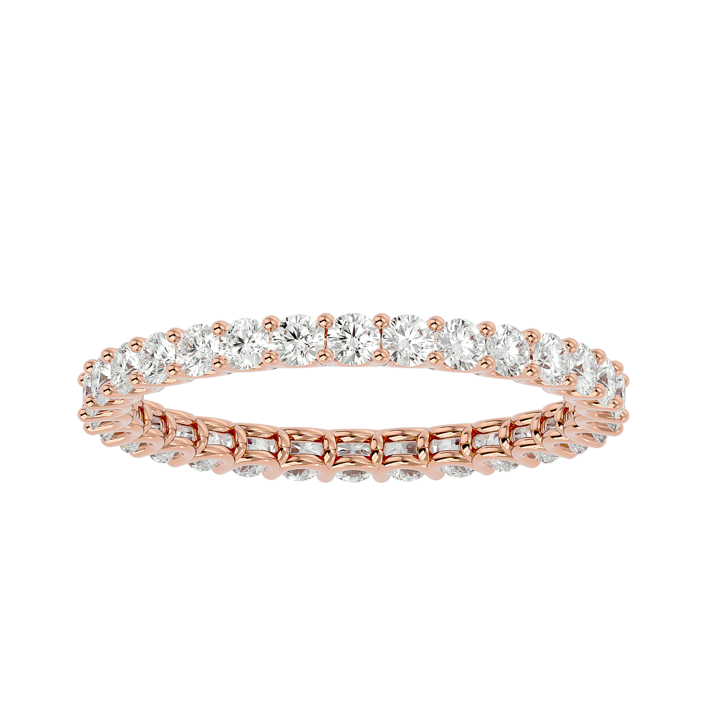 Celine – The U-Prong Eternity Band