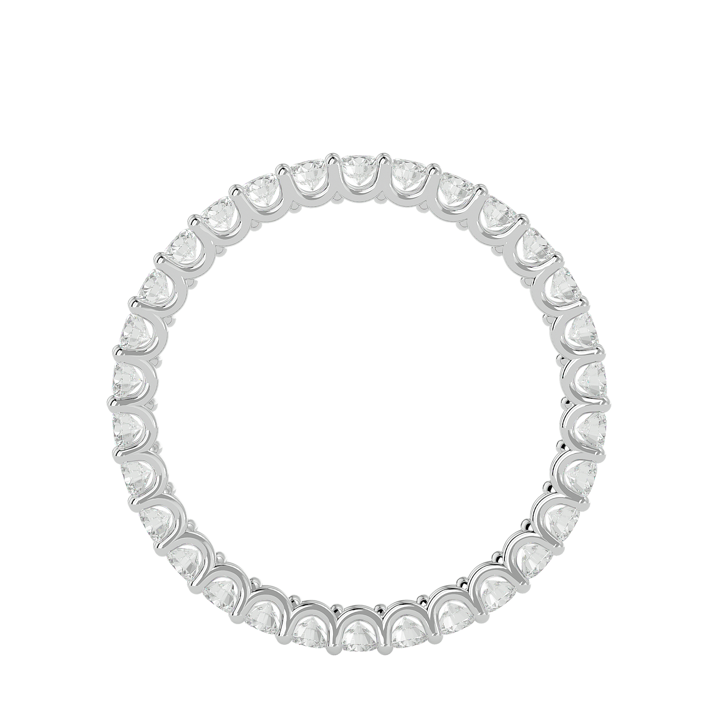 Celine – The U-Prong Eternity Band