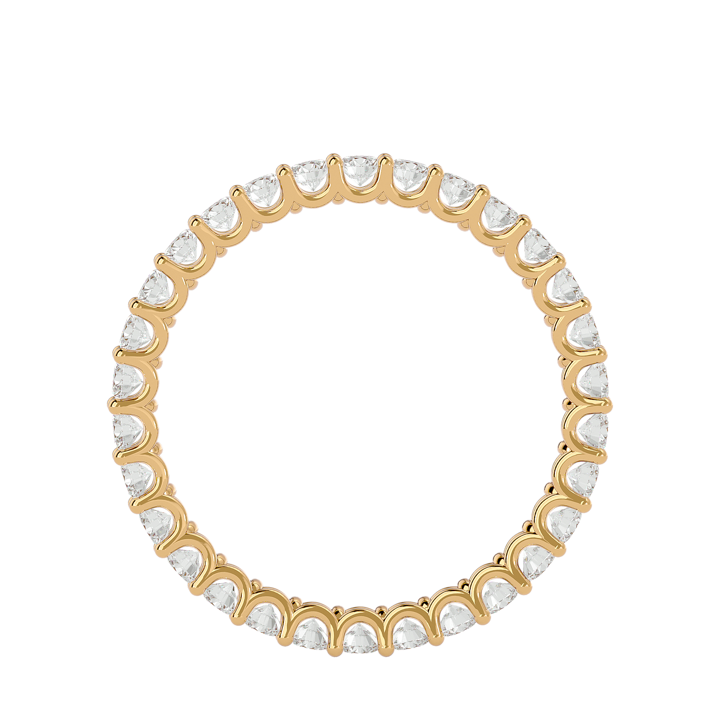 Celine – The U-Prong Eternity Band