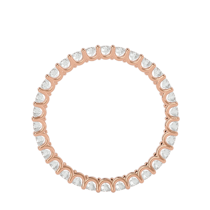 Celine – The U-Prong Eternity Band