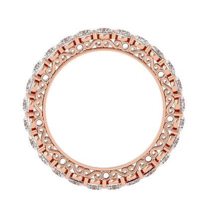 Clara – The Vintage Filigree Eternity Band