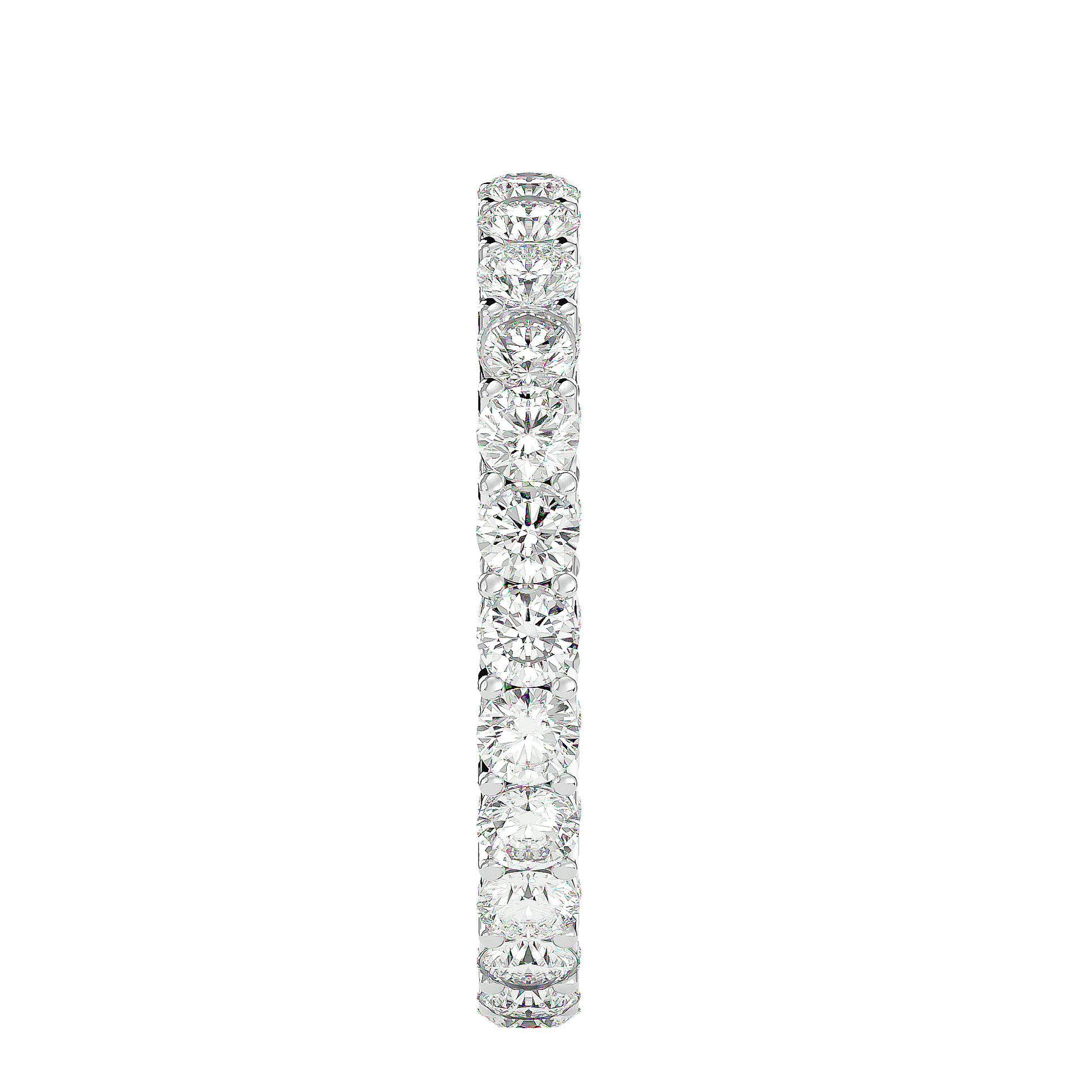 Vintage filigree eternity band named Clara by Carat House Dubai, featuring intricate metalwork and sparkling gemstones.