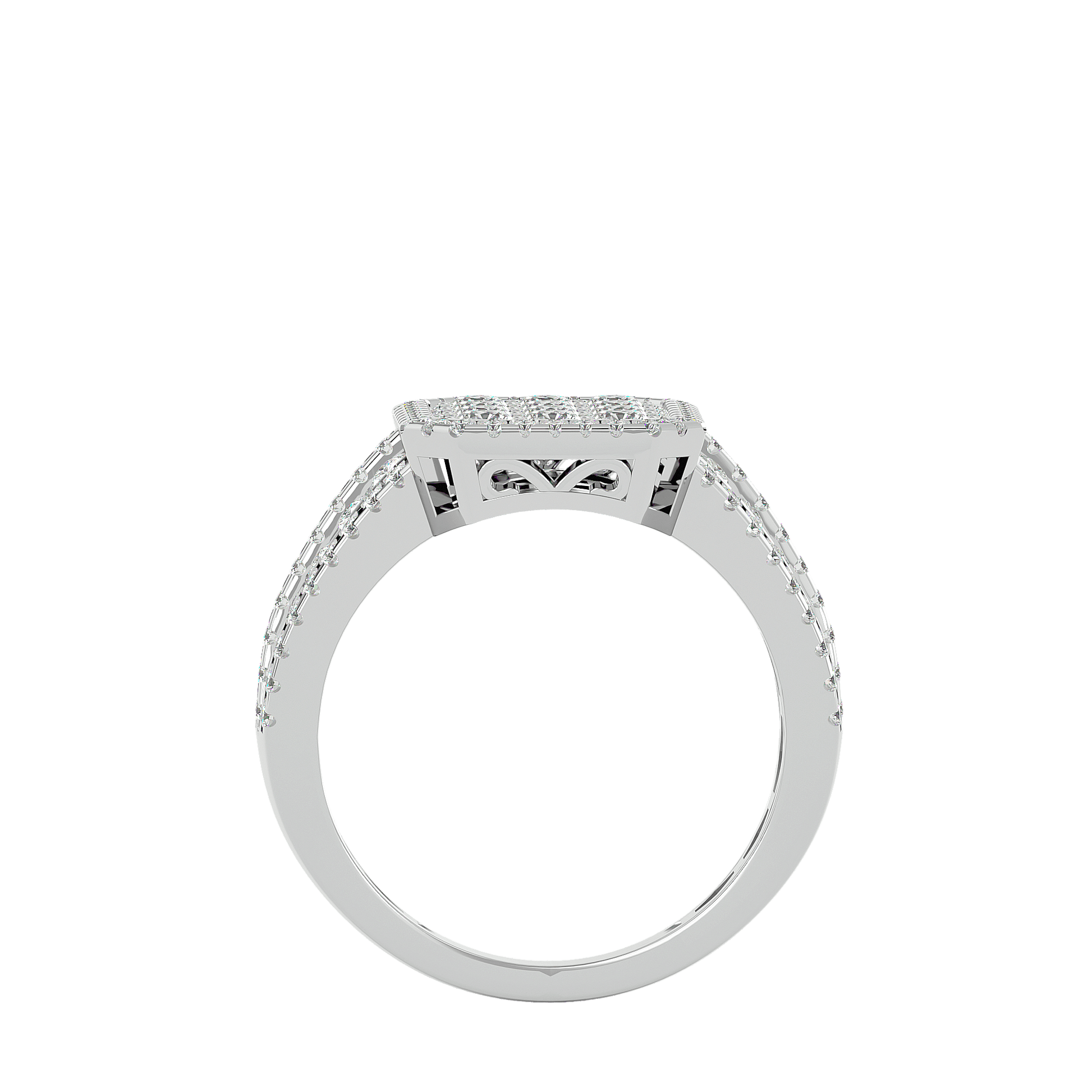 Aurelius jewelry piece by Carat House Dubai featuring intricate design and sparkling gemstones on a polished metal setting.
