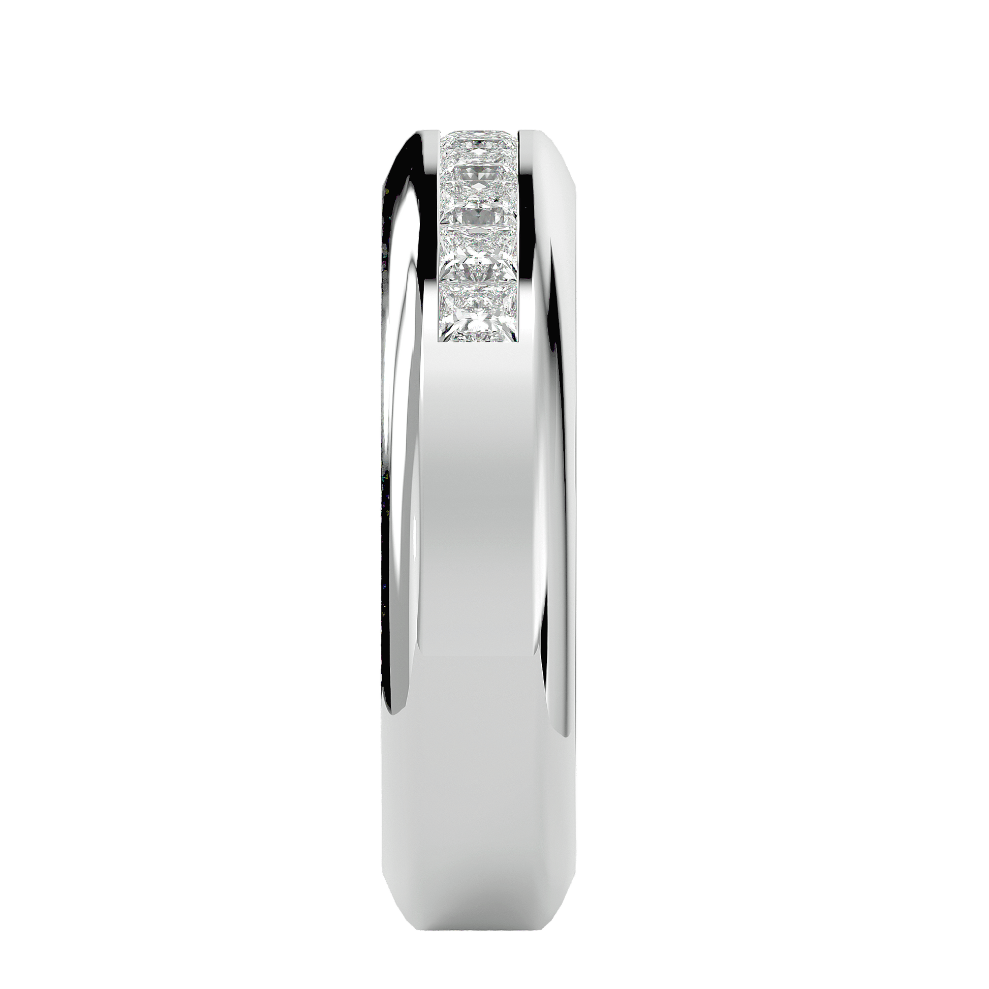 Everest luxury diamond ring by Carat House Dubai featuring sparkling white diamonds and a sleek band design.