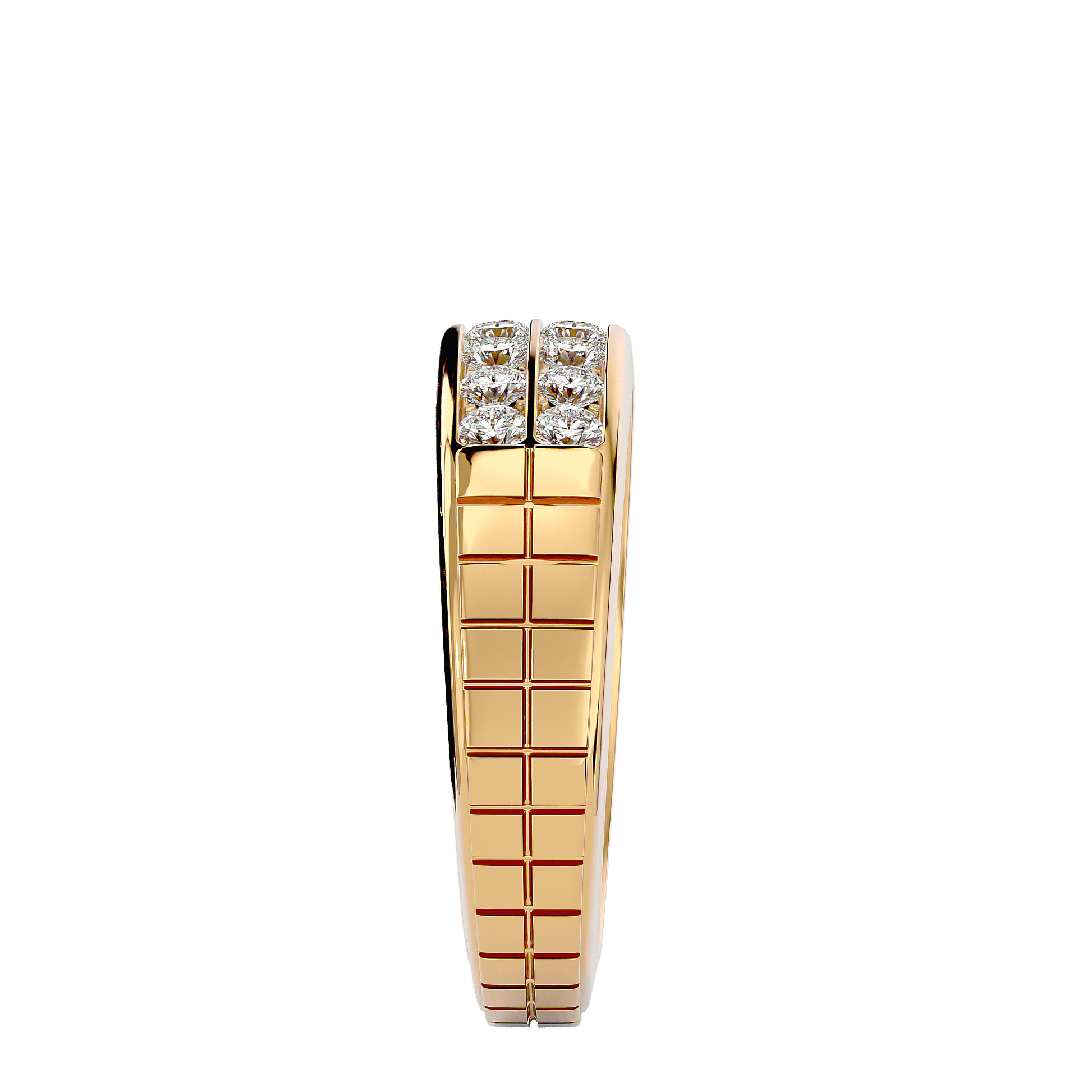 Elegant Carat House Dubai Dante diamond ring featuring a sparkling central stone and intricate band design.