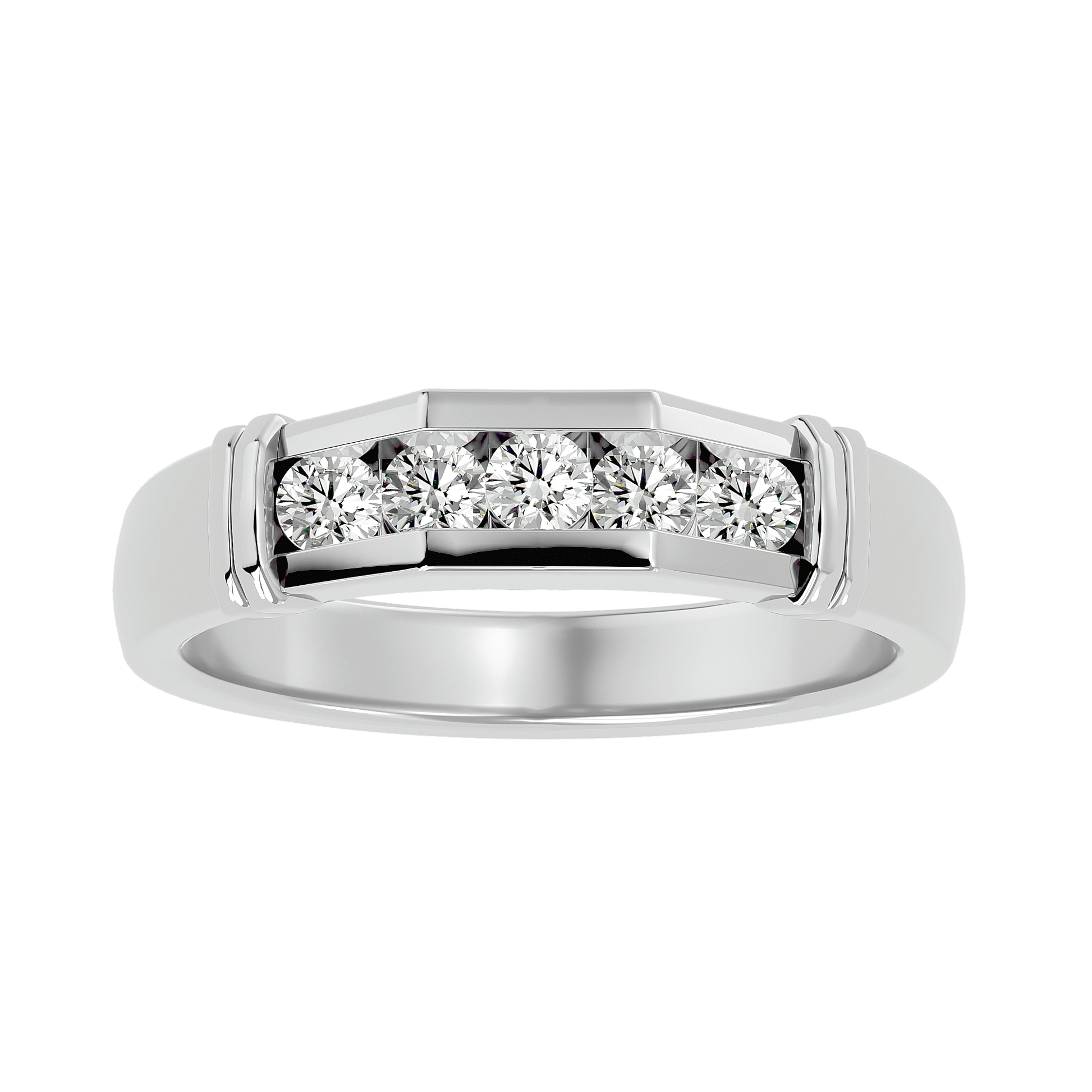 Knox luxury ring by Carat House Dubai featuring a prominent central gemstone and intricate band design.