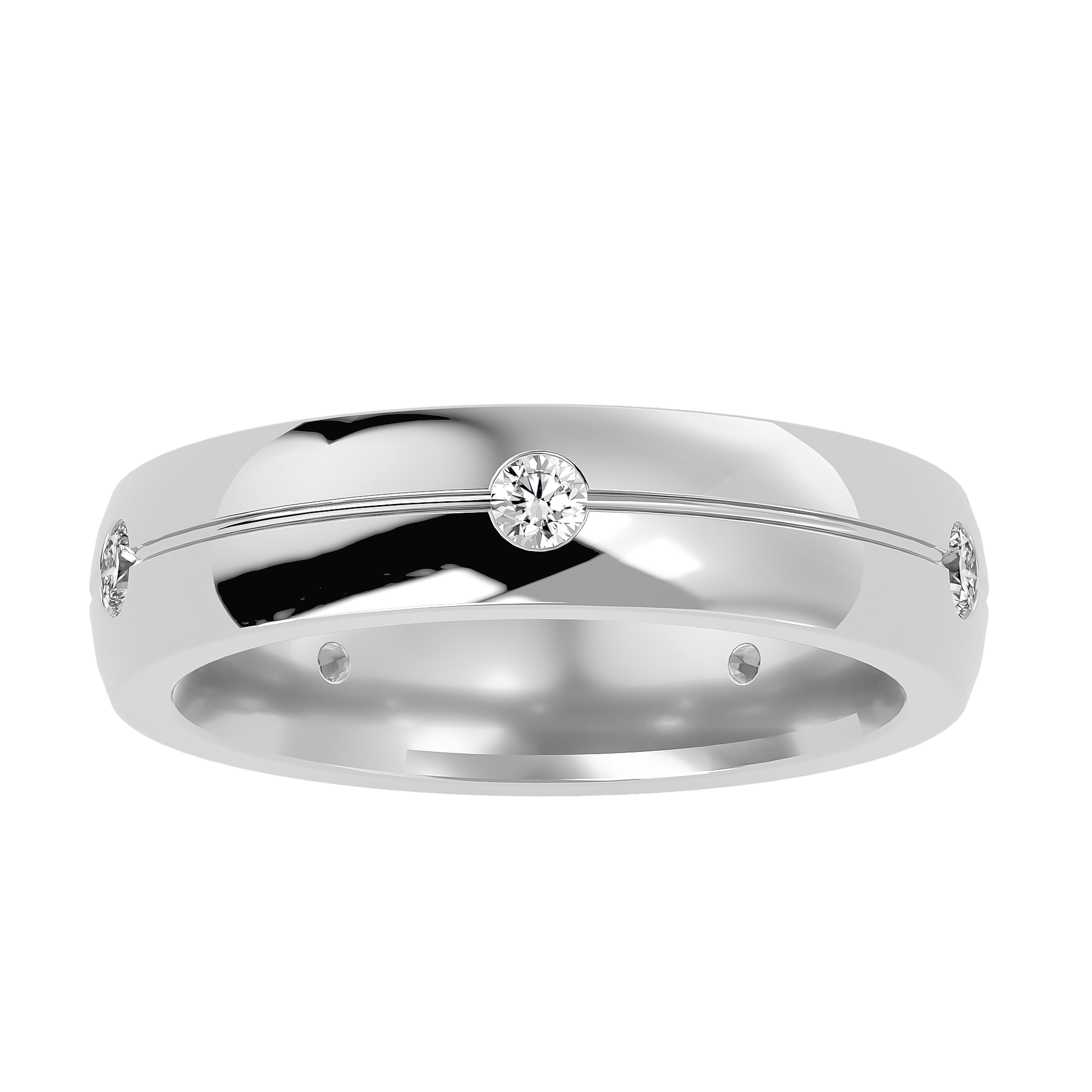 Elegant Idris diamond ring by Carat House Dubai featuring a sparkling central gemstone and intricate band design.