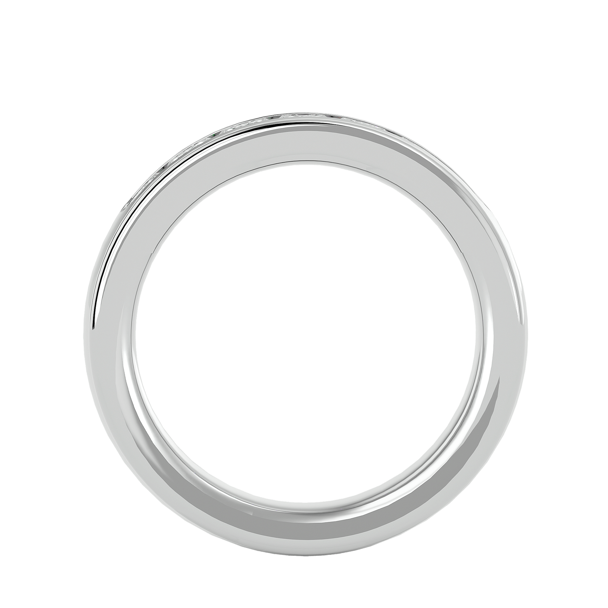 Andrew by Carat House Dubai: Elegant men's ring with intricate design in silver, showcased against a neutral background.