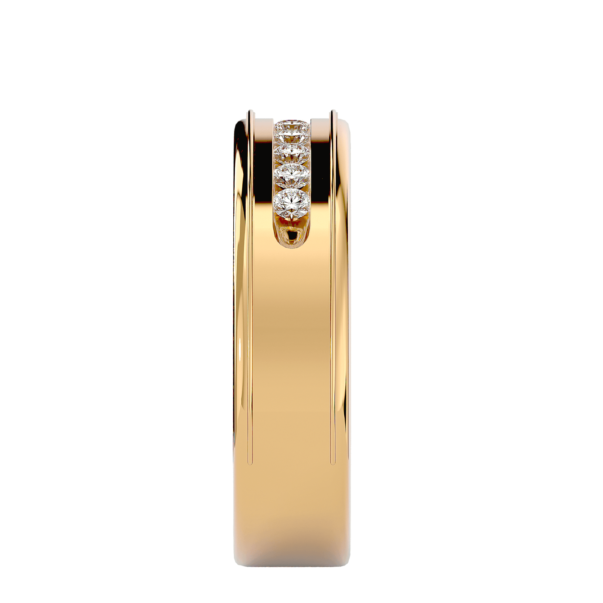 Elegant Angelo ring by Carat House Dubai featuring a sparkling gemstone set in a sleek silver band.