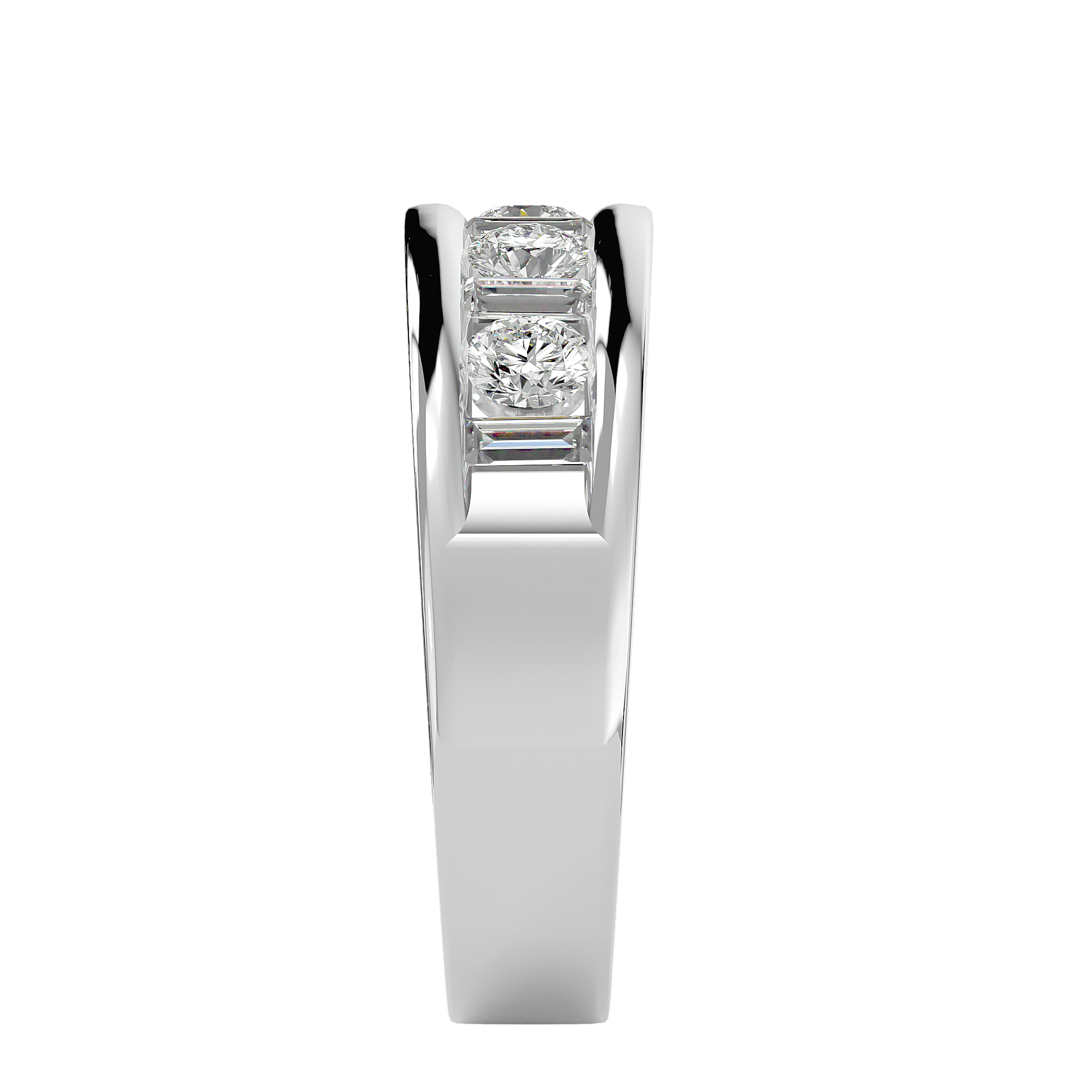 Elegant Cyrus diamond ring by Carat House Dubai featuring a sparkling central gemstone and intricate band design.