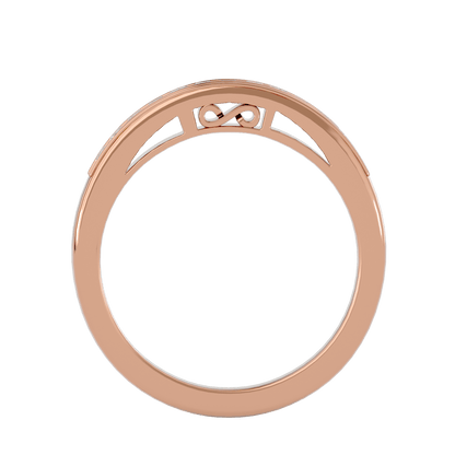 Elisa – 1/3 Channel-Set  Princess Band with Filigree Detailing