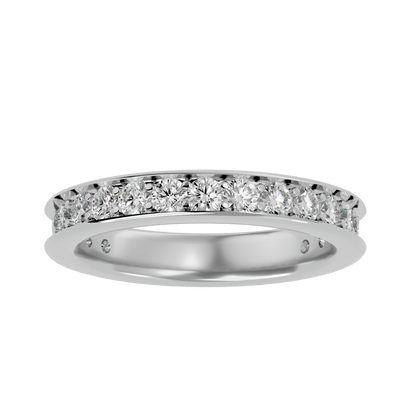 Luciana – The Channel-Set Shared Prong Eternity Band