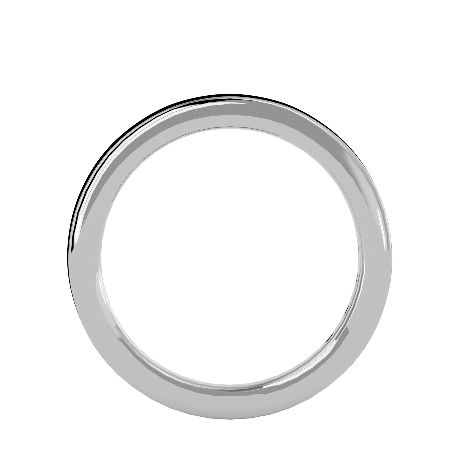 Luciana channel-set shared prong eternity band by Carat House Dubai featuring sparkling gemstones on a sleek gold band.