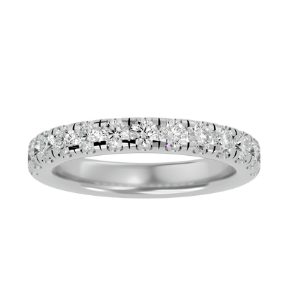 Marina- The Half Pavé Diamond Band