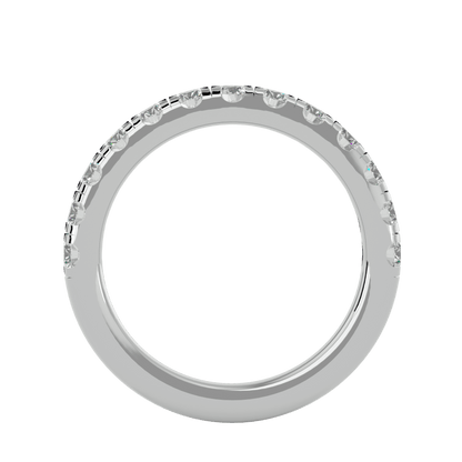 Marina- The Half Pavé Diamond Band