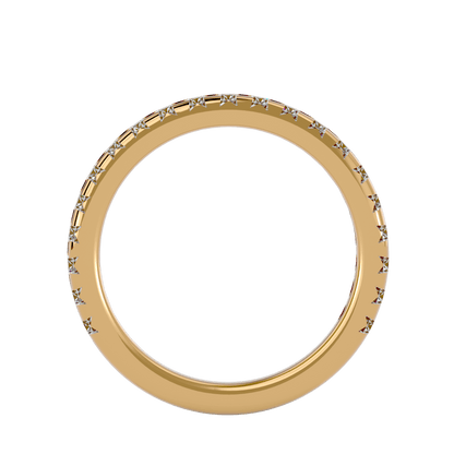Renata – 3/4 Pavé Eternity Diamond Band