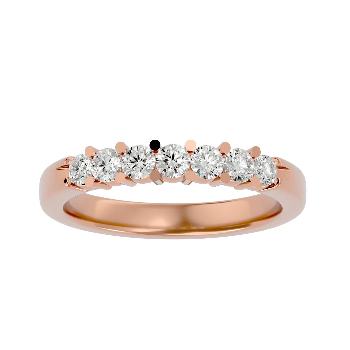 Alba – Seven-Stone U-Prong Diamond Band
