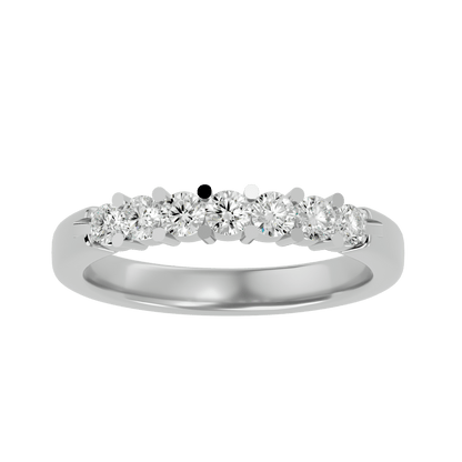 Alba – Seven-Stone U-Prong Diamond Band