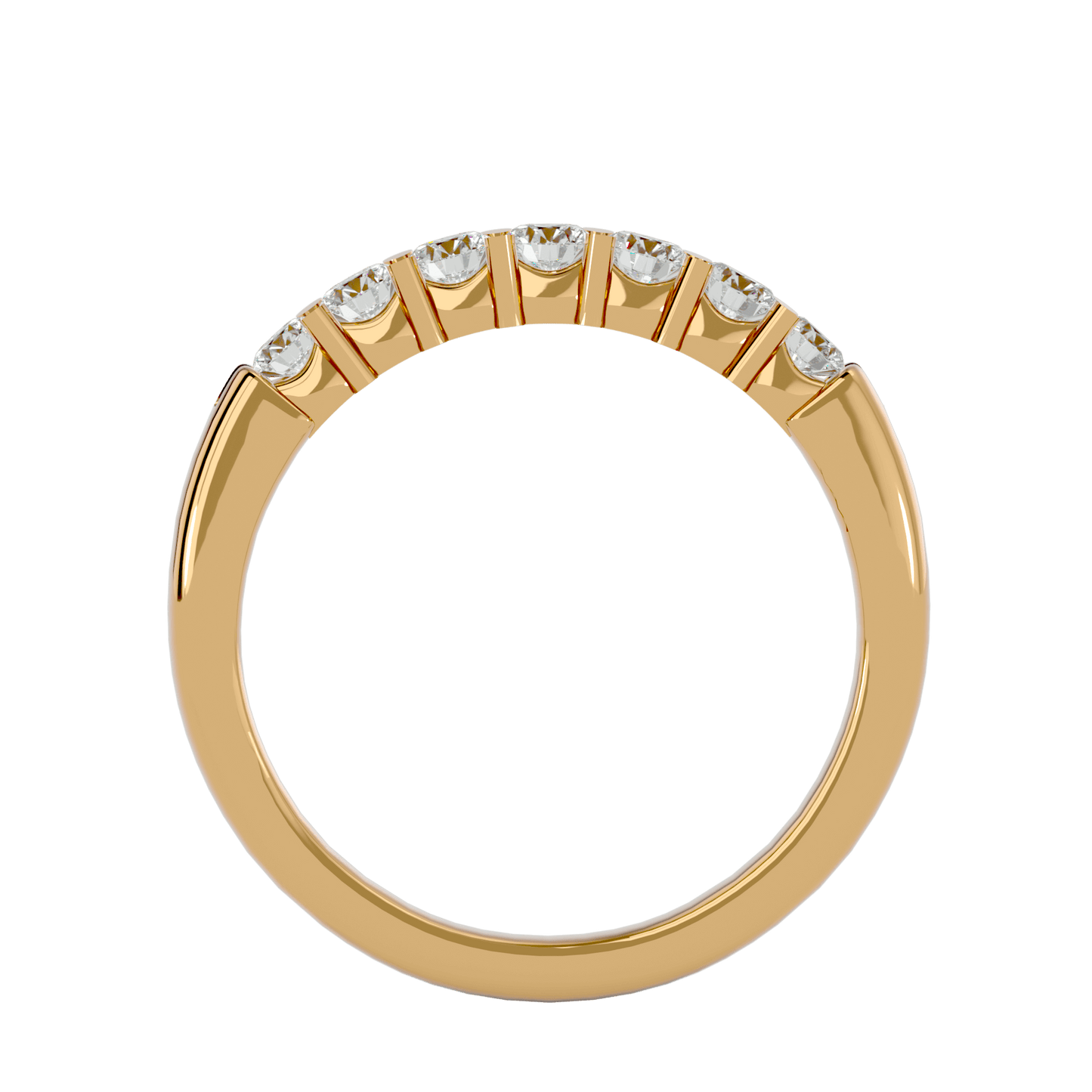 Alba – Seven-Stone U-Prong Diamond Band