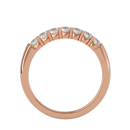 Alba – Seven-Stone U-Prong Diamond Band