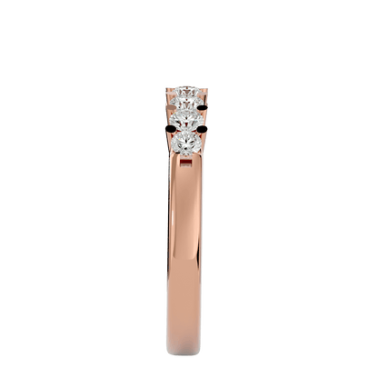 Alba – Seven-Stone U-Prong Diamond Band