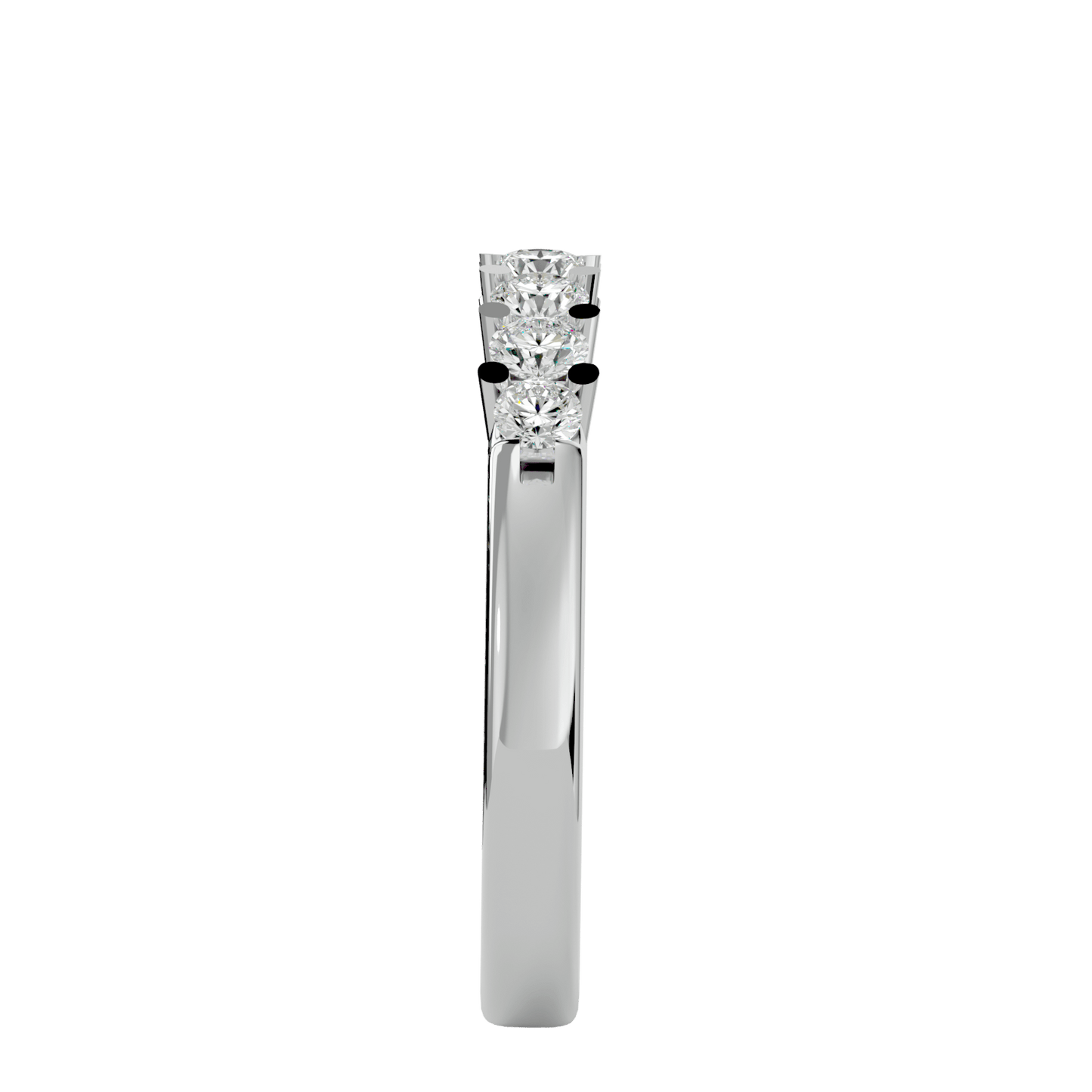 Alba – Seven-Stone U-Prong Diamond Band