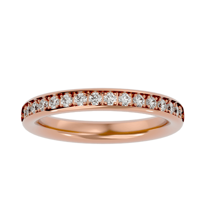 Amaya– The Channel-Set Shared Prong Eternity Band