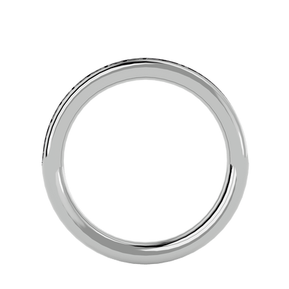 Amaya– The Channel-Set Shared Prong Eternity Band
