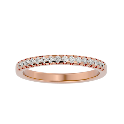Soraya– 1/3 Pavé Eternity Diamond Band