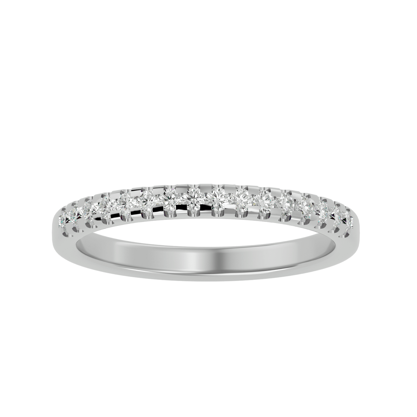 Soraya– 1/3 Pavé Eternity Diamond Band