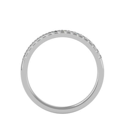 Soraya– 1/3 Pavé Eternity Diamond Band