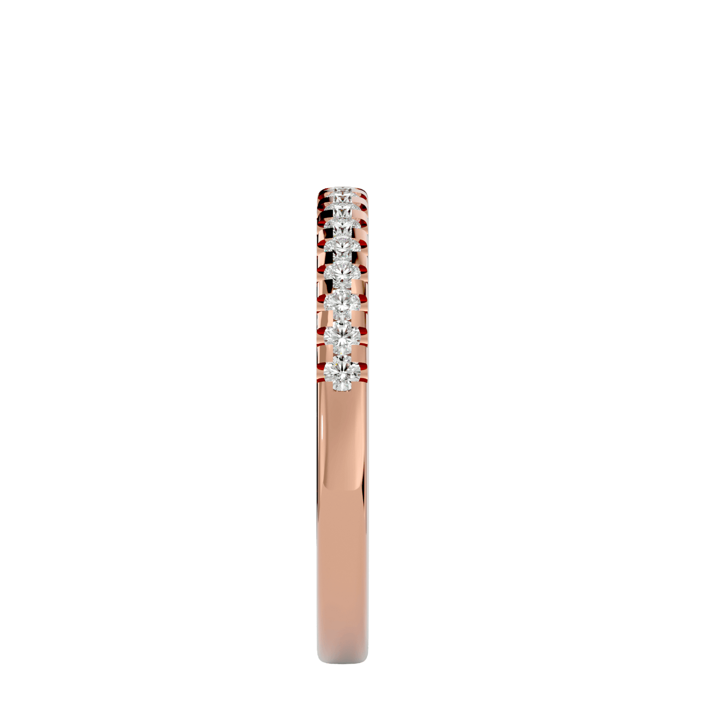 Soraya– 1/3 Pavé Eternity Diamond Band