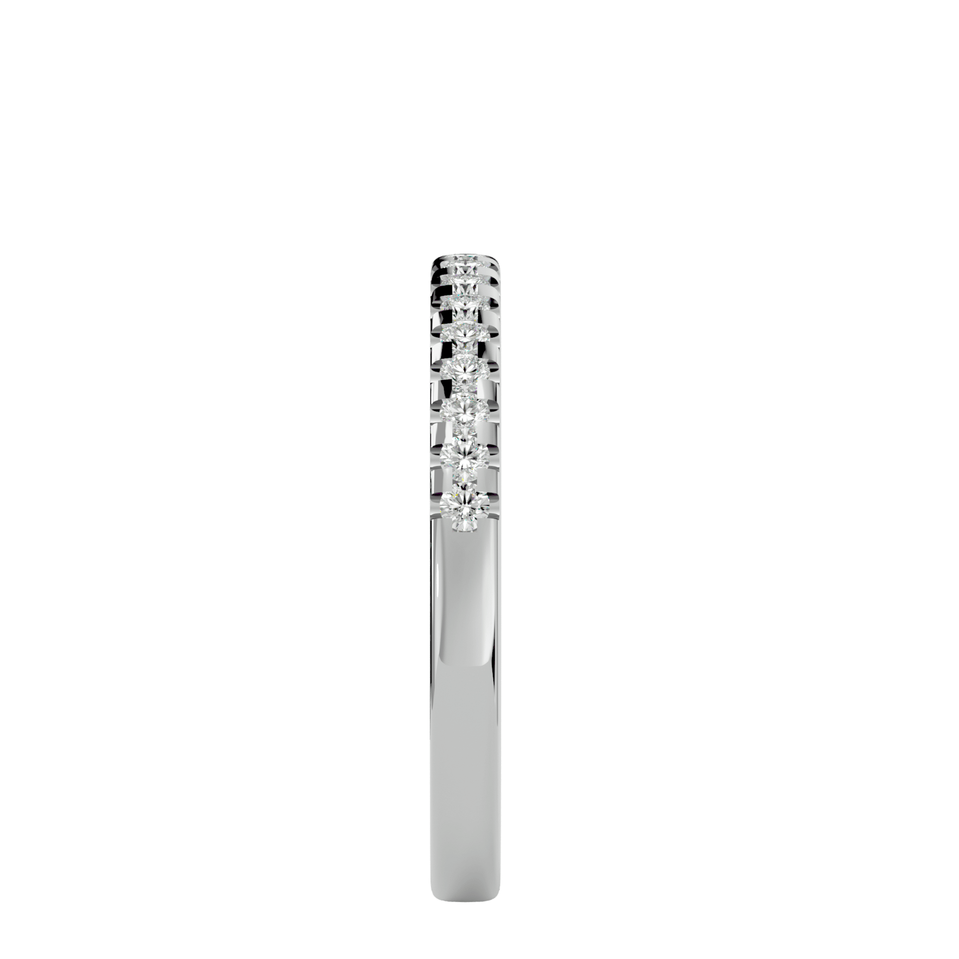 Carat House Dubai Soraya 1/3 Pavé Eternity Diamond Band featuring sparkling diamond accents in a sleek gold setting.