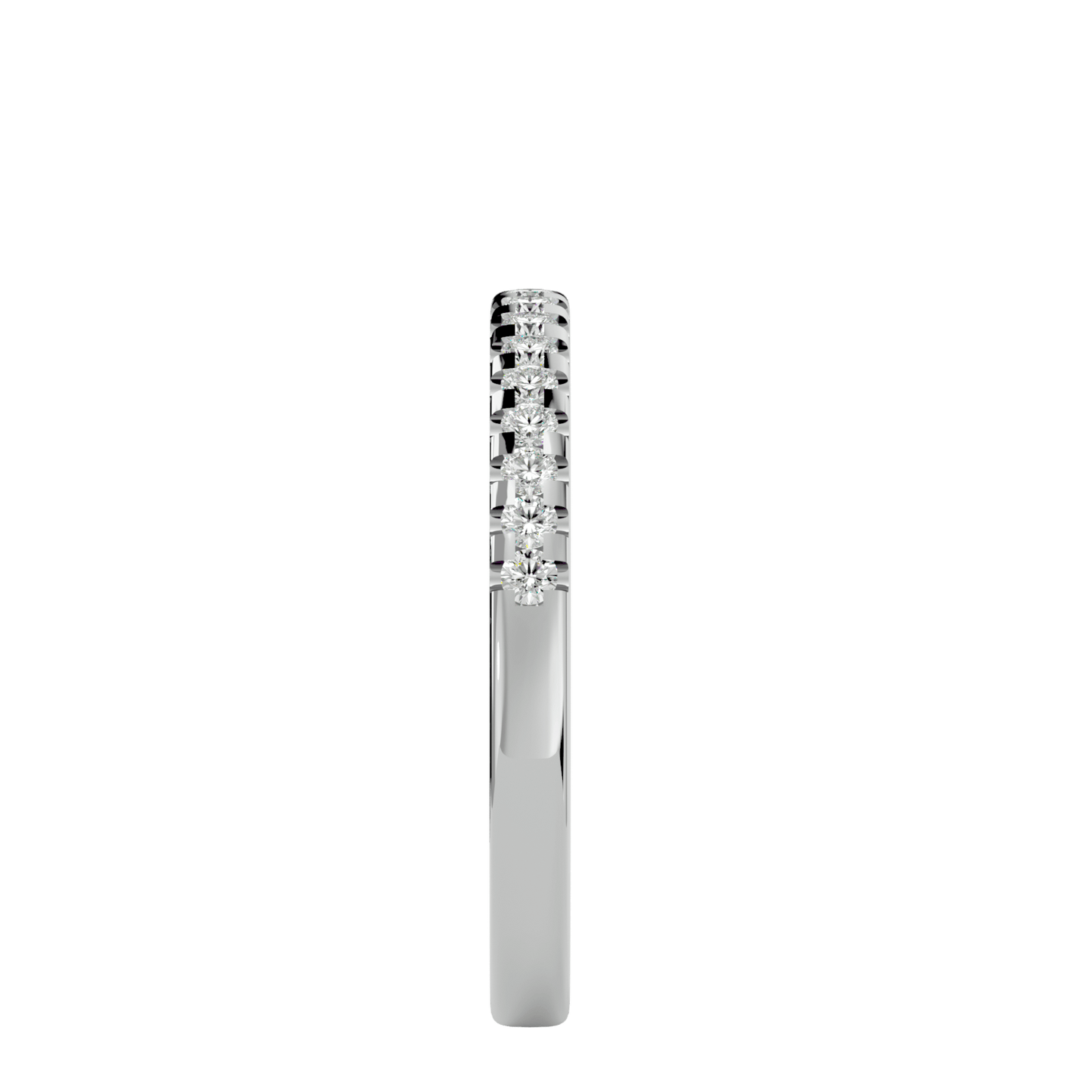 Soraya– 1/3 Pavé Eternity Diamond Band