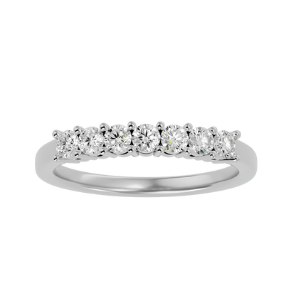 Fawn – Seven-Stone Basket Set Diamond Band