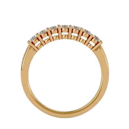 Fawn – Seven-Stone Basket Set Diamond Band