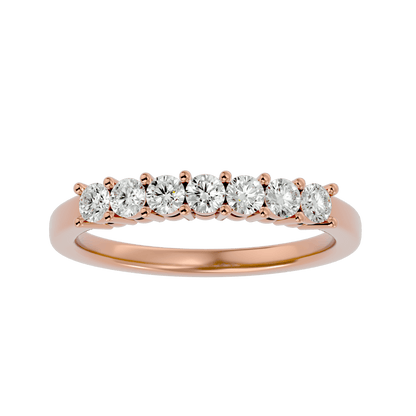 Fawn – Seven-Stone Basket Set Diamond Band