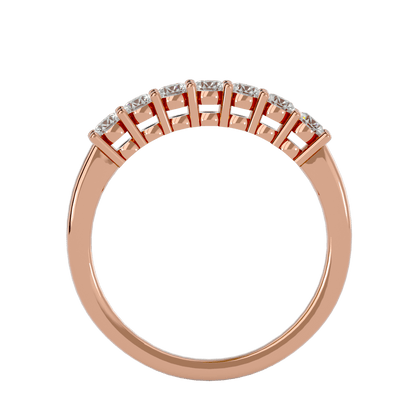 Fawn – Seven-Stone Basket Set Diamond Band