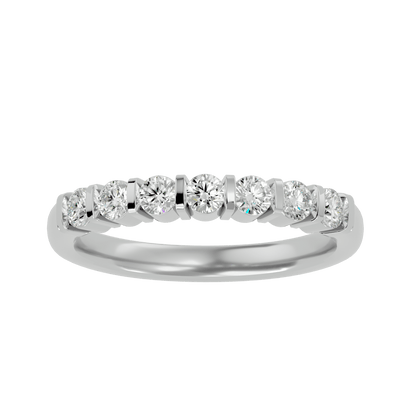 Kiera – Seven-Stone Bar Set Diamond Band
