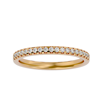 Marlina- The Half Pavé Diamond Band