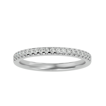 Marlina- The Half Pavé Diamond Band