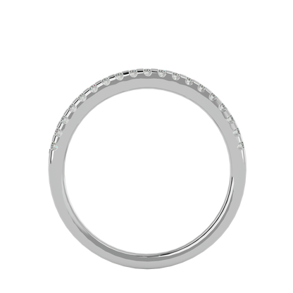 Marlina- The Half Pavé Diamond Band