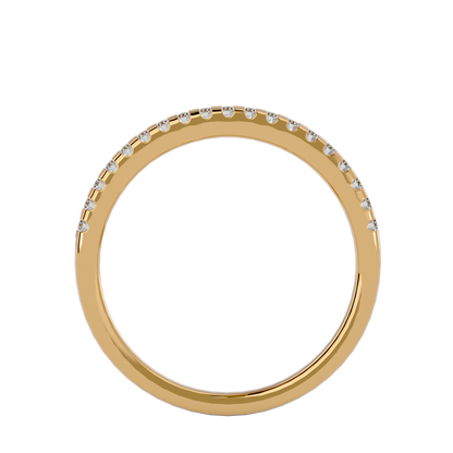 Marlina- The Half Pavé Diamond Band
