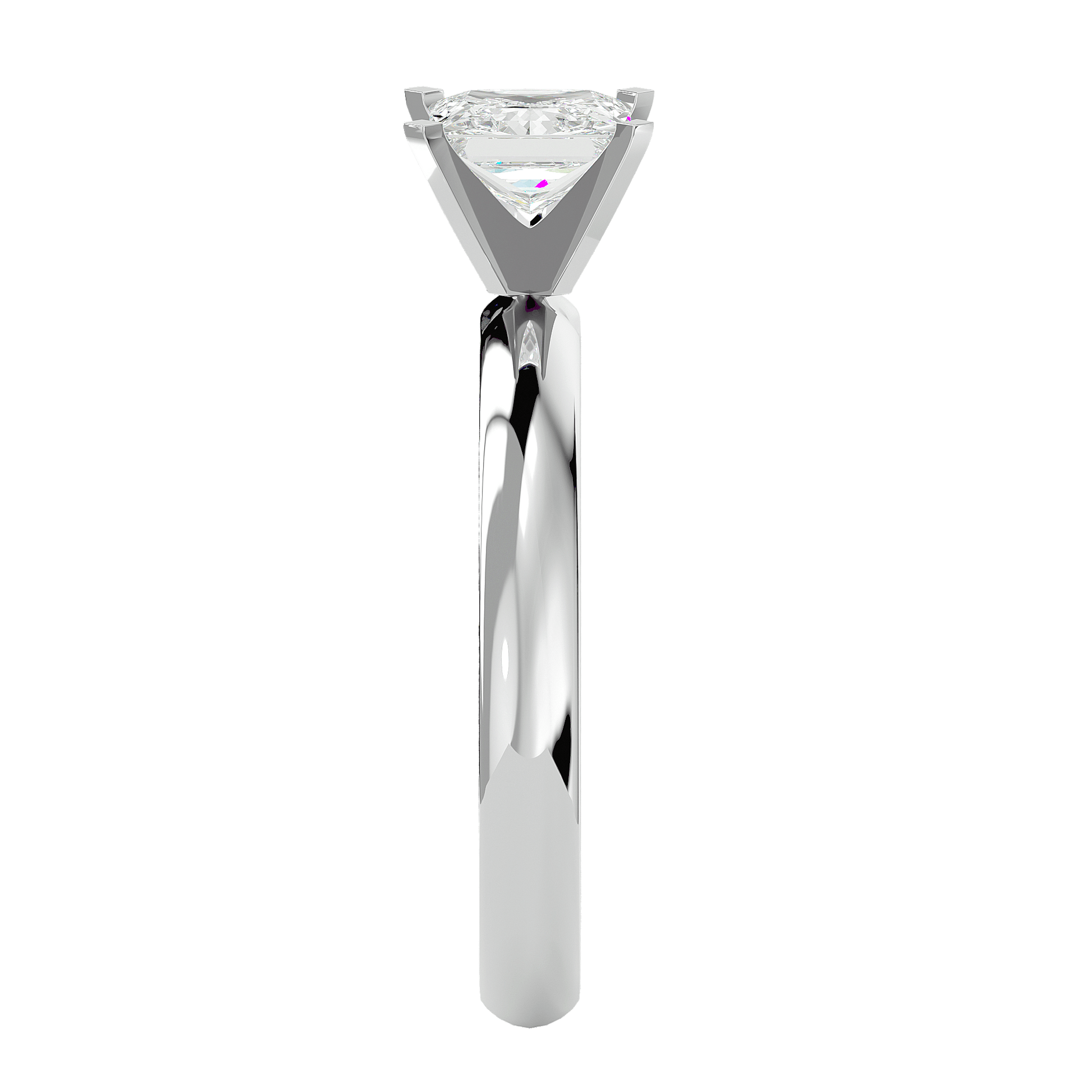 Carat House Dubai Mia Ring Setting, detailed silver ring setting with intricate design for gemstone setting, style LR11943.