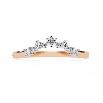 Celestia – Diamond Crown Shaped Band