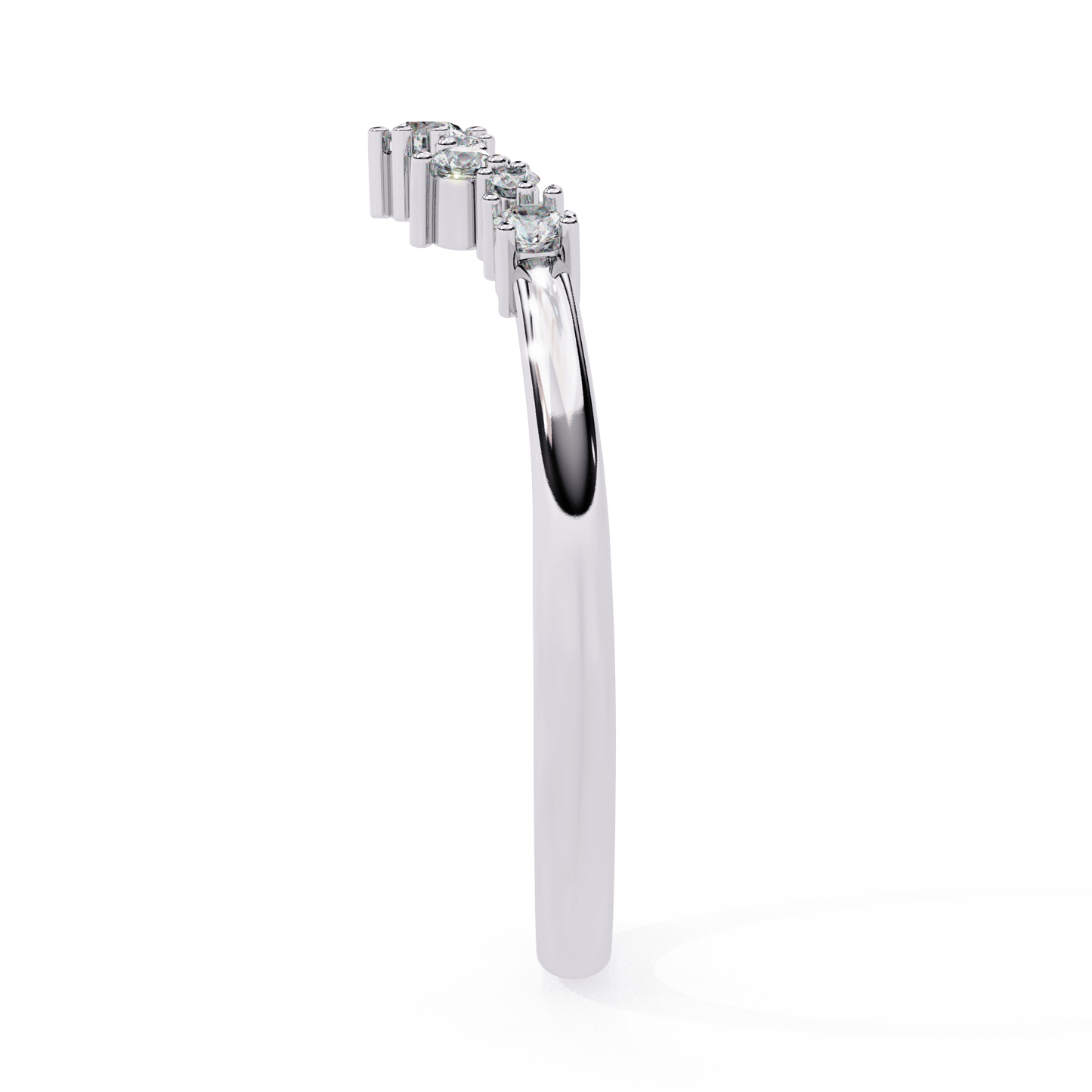 Celestia – Diamond Crown Shaped Band