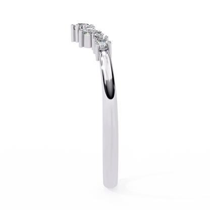 Celestia – Diamond Crown Shaped Band