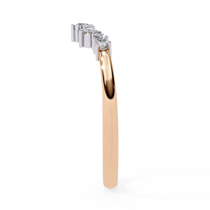 Celestia – Diamond Crown Shaped Band