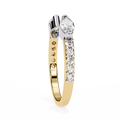 Leonie – Open Marquise Diamond Band